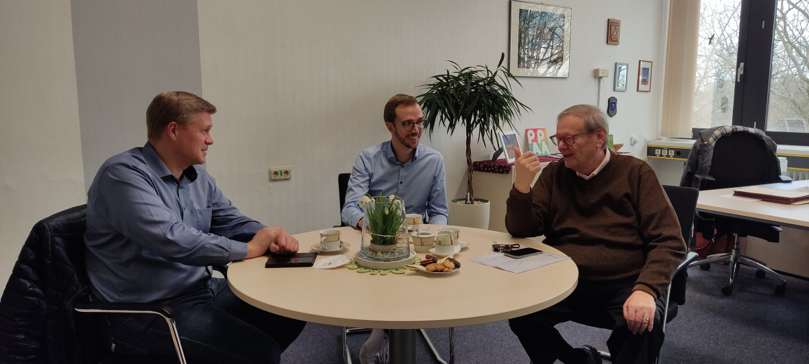 Ulf Thiele, Hendrik Schulz und Dieter Baumann
